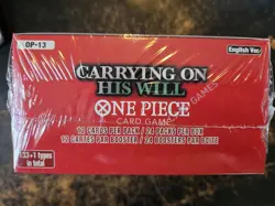 One Piece OP13 Carrying On His Will Booster Box English Sealed, Minor Tear - Image 5