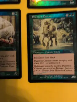 Phantom Tiger x3 & Phantom Centaur. Judgment. Old VIntage. MTG 4 Card. FOIL - Image 2