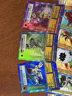 Digimon Digi Battle 1999 Booster Set Huge Lot 166 Cards NM 1st Edition - Image 2