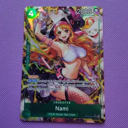Nami OP14-031 SR-P The Azure Sea's Seven ONE PIECE Card English 2025 NM - Image 1