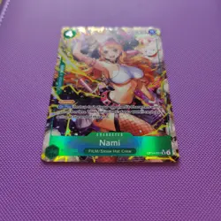 Nami OP14-031 SR-P The Azure Sea's Seven ONE PIECE Card English 2025 NM - Image 2
