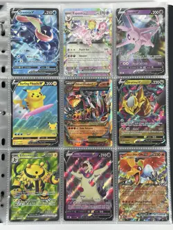 Pokemon Card Collection Binder Lot Holo Rare Primal Groudon Espeon Pikachu - Image 1