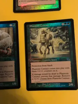 Phantom Tiger x2 & Phantom Centaur. Judgment. Old VIntage. MTG 3 Card. FOIL - Image 2