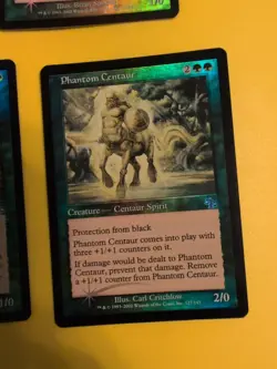 Phantom Tiger x2 & Phantom Centaur. Judgment. Old VIntage. MTG 3 Card. FOIL - Image 3