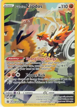 Galarian Zapdos Holofoil Promo SWSH: Sword & Shield Promo Cards SWSH283 NM - Image 1