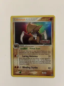 Pokemon Kabutops Power Keepers 10/108 Reverse Holo Rare 110 HP 2007 Card - Image 1
