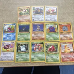 Pokemon TCG Base Set Jungle WOTC Bundle Job Lot 14 Cards Total 1999 - Image 1