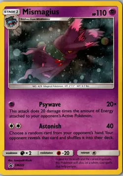 Mismagius - SM222 Promo SM Promos LP Pokemon Card - Image 1
