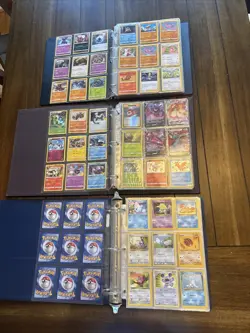 Pokemon TCG Card Binder Cards WOTC Mid Era Holo reverse Holo lot 3 Binders Wow - Image 3