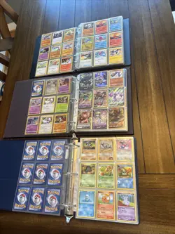 Pokemon TCG Card Binder Cards WOTC Mid Era Holo reverse Holo lot 3 Binders Wow - Image 5