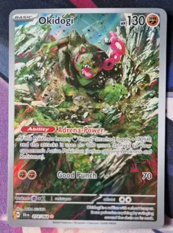 Pokemon TCG OKIDOGI Shrouded Fable Illustration Rare Card 074/064 NM-Mint - Image 1