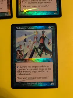 Forcemage Advocate & Nullmage Advocate x2. Judgment.Old VIntage.MTG 3 Card.FOIL - Image 2