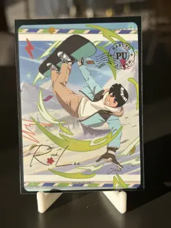 Naruto Kayou Series 2 Rock Lee PU NRSA02-PU-007L4 Post Card English - Image 1