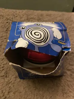 Pokemon Burger King 23k GoldPlated Poliwhirl Trading Card Pokeball COA USED BOX - Image 2