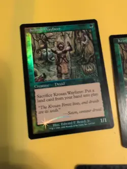 Krosan Wayfarer x3 Druid Judgment.Old VIntage.MTG 3 Card.FOIL - Image 5