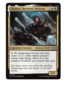 Thalisse, Reverent Medium Commander: Tarkir Dragonstorm MTG - Image 1