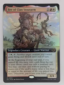 Foil Bre of Clan Stoutarm Extended Art 369 Lorwyn Eclipsed Mtg NM - Image 1