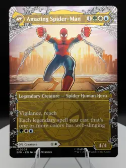 Peter Parker, Amazing Spider-Man (Borderless) Regular: Spider-Man MTG (NM) - Image 2