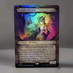 MTG - TWILIGHT DIVINER FOIL 315 - BORDERLESS Lorwyn Eclipsed NM/M - Image 1