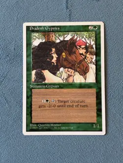 Pradesh Gpsies, Fourth Edition, Magic the Gathering MTG - Image 1