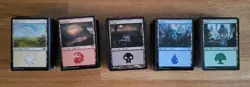 500 ct | Magic the Gathering (MTG) Unplayed Basic Land Lot | 100 of each color - Image 1