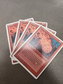 MTG - 4X Fireball - Fourth/Fifth Edition (4ED/5ED) NM/LP Playset - Image 1