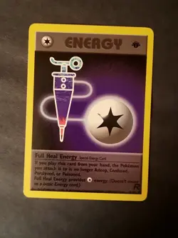 Full Heal Energy - Pokemon Card 81/82 - Team Rocket - 1st Edition Uncommon - Image 3