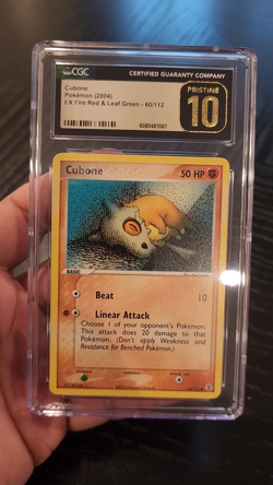 CUBONE - CGC PRISTINE 10 - 2004 POKEMON EX FIRE RED & LEAF GREEN - #60/112 - Image 2
