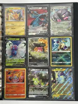 Pokemon Card Collection Binder Lot Holo Rare Ionos Bellibolt Mega Gengar Pikachu - Image 5