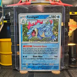 Feraligatr Temporal Forces Reverse Holo Pokemon TCG 041/162 Scarlet Violet Rare - Image 1