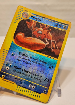 Kingler 50/165 Reverse Holo Rare Expedition Pokemon 1086 - Image 4