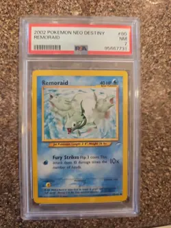 PSA 7 Remoraid Neo Destiny,PSA 3 Arceus V 2022 Pokemon JPN, PSA 8 Psychic Energy - Image 2