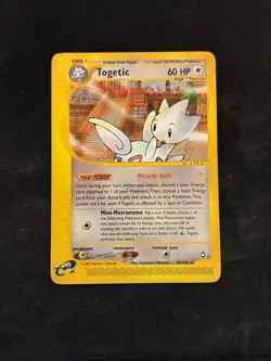 Togetic 39/147 Pokemon Non Holo Rare Aquapolis (NM) - Image 1