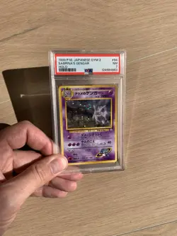 Pokemon 1999 Sabrina's Gengar Gym 2 Japanese Holo Rare #094 BANNED ART PSA 7 NM - Image 5