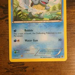 Squirtle Plasma Blast Pokemon 14/101 Common NM - Image 3