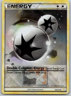 Double Colorless Energy 103/123 League Promo Stamped - Pokemon HGSS 2010 MP/HP - Image 1