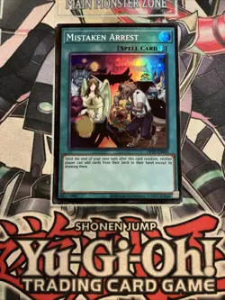 Mistaken Arrest Super Rare OP29-EN009 Yugioh - Image 1