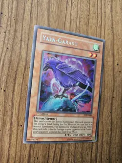 Yata-Garasu LOD-000 Legacy of Darkness 1st Edition Secret Rare LP - Image 3