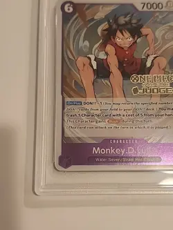 PSA 10 MONKEY D. LUFFY Judge Pack Vol. 2 OP03-070 One Piece Promo Gear Two Luffy - Image 5