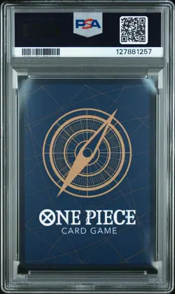 PSA 10 2025 ONE PIECE OP12-037 LEGACY OF THE MASTER DEAD MAN'S GAME ALT ART JPN - Image 2