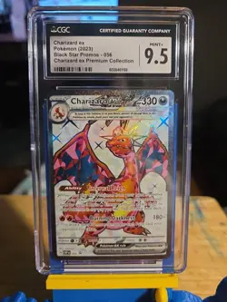 CGC 9.5 Charizard ex 056 Sv: Scarlet & Violet Black Star Promo Pokemon Card - Image 2
