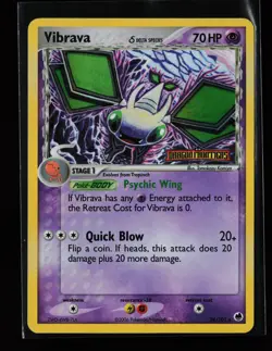 Vibrava 24/101 Rare Reverse Holo Dragon Frontiers Stamped Pokemon Card - Image 1