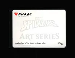 MTG: Arana, Heart of the Spider Art Card (Gold-Stamped Signature) #37 S Normal N - Image 2