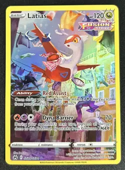 Latias GG20/GG70 Crown Zenith Galarian Gallery Holo Rare Pokemon TCG Card NM - Image 1