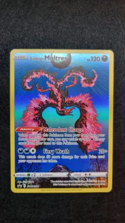 Pokemon TCG Galarian Moltres SWSH284 Holo Black Star Promo Card - Image 1