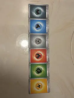LOT OF 6 MISCUT ENERGY CARDS ALL FROM SAME BOOSTER BOX Pokemon TCG NM - Image 1