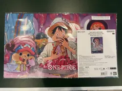 One Piece Card Game English Whole Cake Island Nami Playmat & Promo SEALED MINT - Image 1