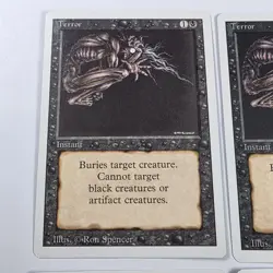 Terror Revised x4 Playset Magic the Gathering MTG TCG Card LP/NM - Image 2