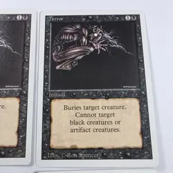 Terror Revised x4 Playset Magic the Gathering MTG TCG Card LP/NM - Image 3