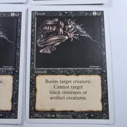 Terror Revised x4 Playset Magic the Gathering MTG TCG Card LP/NM - Image 4